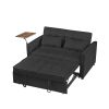 Black Velvet Loveseat Sofa Bed