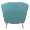 Rockwell Mid Century Modern Accent Chair in Teal by LumiSource