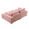 PINK MODERN DAYBED SOFA | WIDE BEANBAG WITH ARMS | STYLISH & COMFY