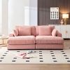 PINK MODERN DAYBED SOFA | WIDE BEANBAG WITH ARMS | STYLISH & COMFY