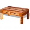 Coffee Table Solid Sheesham Wood - Brown