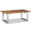 Coffee Table Solid Reclaimed Wood 39.4"x23.6"x15" - Brown