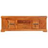 TV Cabinet 46.8"x11.8"x15.7" Solid Acacia Wood - Brown