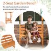 Stunning 6.2 FT Tall Garden Arbor with Pergola & Cozy 2-Seat Bench – Perfect for Lawn & Backyard Decor