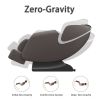 BOSSCARE Zero Gravity Massage Chair - Full Body Airbag Recliner with Bluetooth Speaker & Foot Roller in Elegant Brown