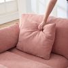 PINK MODERN DAYBED SOFA | WIDE BEANBAG WITH ARMS | STYLISH & COMFY