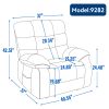 Lift Recliner Chair Heat Massage Dual Motor Infinite Position Up to 350 LBS Large Electric Power Lift Recliners with Power-Remote