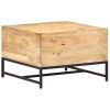 Coffee Table 26.4"x26.4"x17.7" Solid Mango Wood - Brown