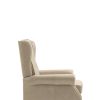 COOLMORE Wood Frame Armchair, Modern Accent Chair Lounge Chair with Sturdy Wood Legs for Living Room Bedroom(Camel PU)