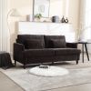 COOLMORE Mid Century Modern chenille Fabric Loveseat sofa, 2-Seat Upholstered Loveseat Sofa Modern Couch for Living Room