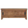 TV Cabinet 35.4"x11.8"x13.8" Solid Teak Wood - Brown