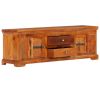 TV Cabinet 46.8"x11.8"x15.7" Solid Acacia Wood - Brown