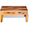 Coffee Table Solid Sheesham Wood - Brown