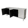 70.07''Large Size 4-Door Cabinet, Same as Living Room, Kitchen, Bedroom, Hallway (Champagne)