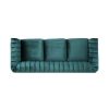 LUXURY TEAL VELVET 3-SEATER SOFA | PLUSH, STYLISH & COMFY CENTERPIECE FOR MODERN LIVING ROOMS