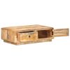 Rustic Chic Mango Wood Coffee Table – 35.4"x23.6"x11.4" | Vintage Elegance for Modern Living