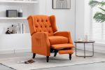 Modern Comfortable Upholstered ORANGE leisure chair / Recliner Chair for Living Room - D0102H5QHCT