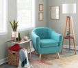 Rockwell Mid Century Modern Accent Chair in Teal by LumiSource