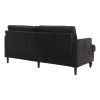 COOLMORE Mid Century Modern chenille Fabric Loveseat sofa, 2-Seat Upholstered Loveseat Sofa Modern Couch for Living Room