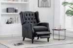 Modern Comfortable BLACK Upholstered leisure chair / Recliner Chair for Living Room - D0102H5QHG2