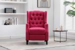 Modern Comfortable Upholstered ROSE RED leisure chair / Recliner Chair for Living Room - D0102H5QHP2