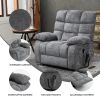 Lift Recliner Chair Heat Massage Dual Motor Infinite Position Up to 350 LBS Large Electric Power Lift Recliners with Power-Remote