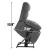 Lift Recliner Chair Heat Massage Dual Motor Infinite Position Up to 350 LBS Large Electric Power Lift Recliners with Power-Remote