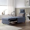 Ultimate 3-in-1 Sofa Bed: Bluetooth Speaker Chair, Reclining Futon with 2 USB Ports & Phone Holder