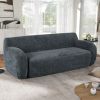 LUXURY 81.5'' CURVED UPHOLSTERED SOFA | MINIMALIST 3-SEATER FOR LIVING ROOM, BEDROOM & APARTMENTS