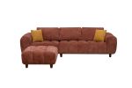 LUXE CARAMEL CONVERTIBLE SECTIONAL | MODERN L-SHAPED MARSHMALLOW SOFA COUCH