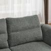 ULTRA COMFY CONVERTIBLE FUTON SOFA BED | ADJUSTABLE ARMREST & PLUSH CUSHION | STURDY WOOD FRAME LOVESEAT SLEEPER