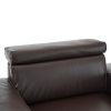 RETRO BROWN PU SINGLE SEAT SOFA | FULLY DETACHABLE ARMRESTS & SIDE POCKETS | 136x96x83cm | INDOOR COMFORT