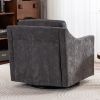 ULTIMATE SWIVEL ARMCHAIR | MODERN GRADIENT LINEN COMFORT | LARGE, SKIN-FRIENDLY UPHOLSTERED CHAIR