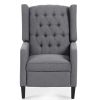 Luxurious 27.16” Wingback Recliner Chair – Elegant Manual Comfort for Stylish Relaxation